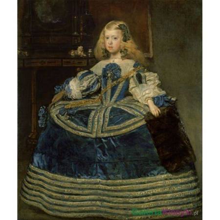 Infantka Margarita Teresa w niebieskiej sukience - Diego Velazquez