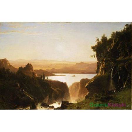 Island Lake, Wind River Range, Wyoming - Albert Bierstadt