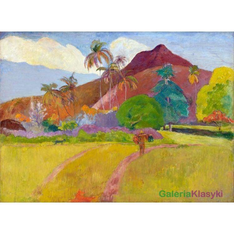 "Krajobraz Tahiti" - Paul Gauguin