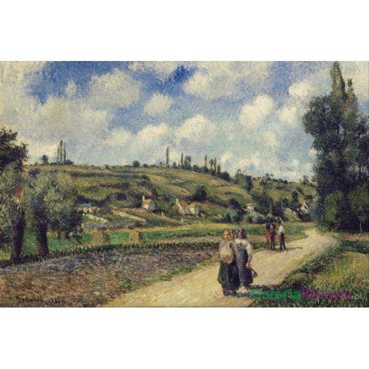 Krajobraz w pobliżu Pontoise - Camille Pissarro