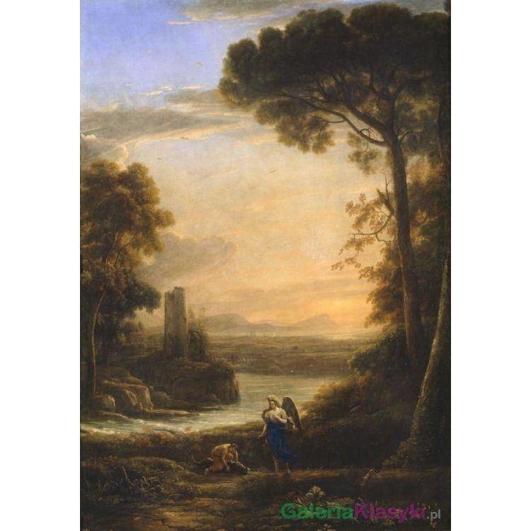 "Krajobraz z Tobiaszem i Archaniołem Rafałem" - Claude Lorrain