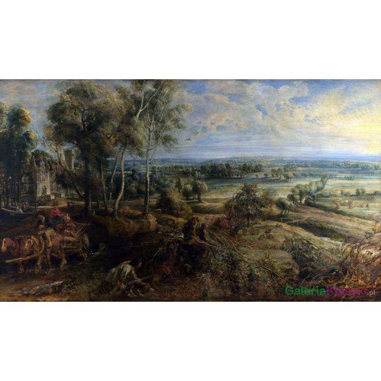Krajobraz z zamkiem Steen - Peter Paul Rubens