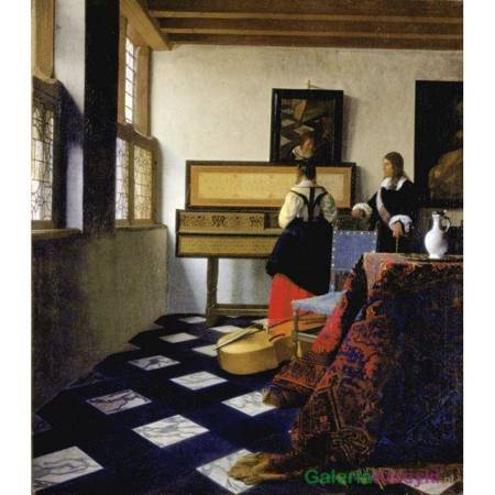 Lekcja muzyki - Jan Vermeer