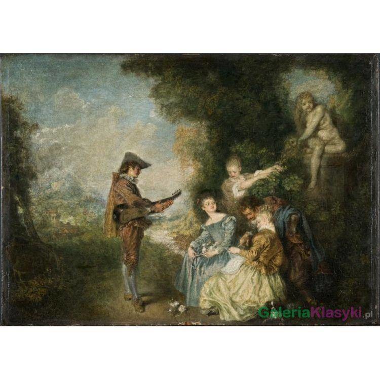 Lekcje miłości - Antoine Watteau