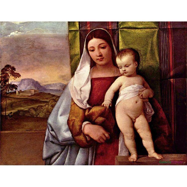 Madonna cygańska (Madonna z Dzieciątkiem) - Tizian