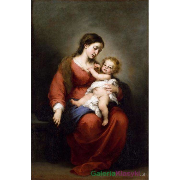 "Madonna z dzieciątkiem" - Bartolomé Esteban Murillo