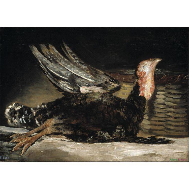 Martwa natura z indykiem - Francisco Goya
