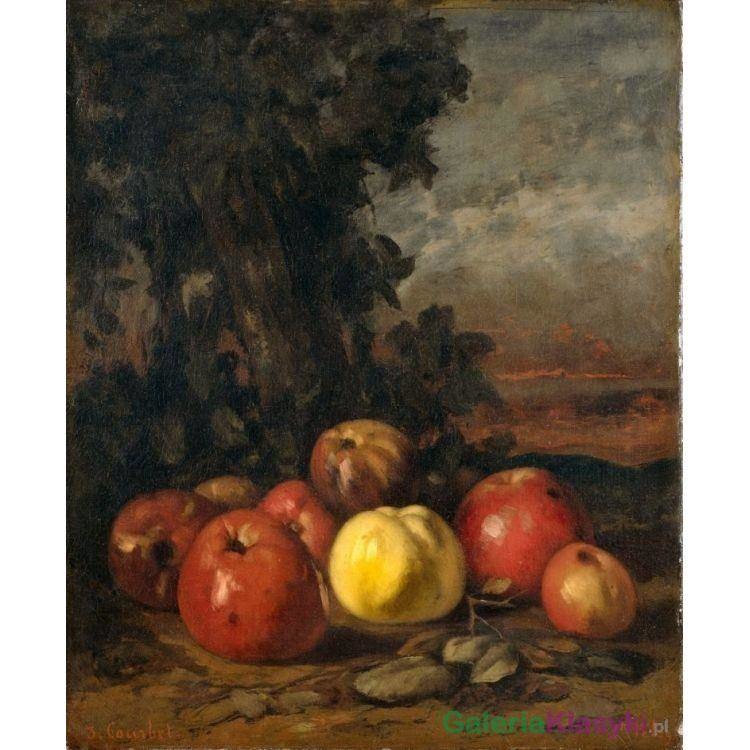 Martwa natura z jabłkami - Gustave Courbet