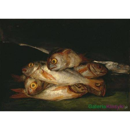 Martwa natura ze złotymi leszczami - Francisco Goya