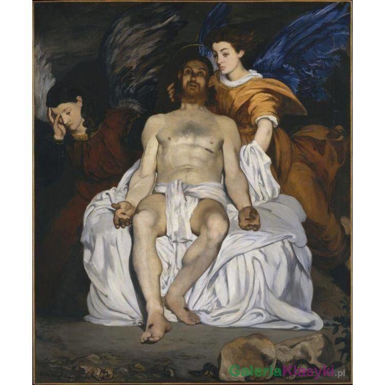 Martwy Chrystus z Aniołami - Edouard Manet