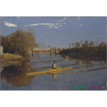 Max Schmitt in a Single Scull - Thomas Eakins