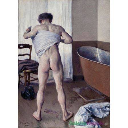 "Mężczyzna podczas toalety" - Gustave Caillebotte