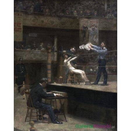 "Między rundami" - Thomas Eakins