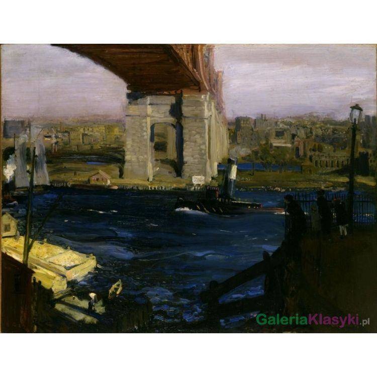 Most na wyspę Blackwell - George Bellows