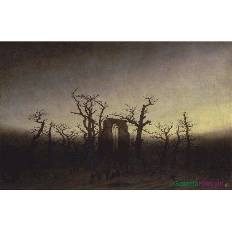 Opactwo w dębowym lesie - Caspar David Friedrich﻿