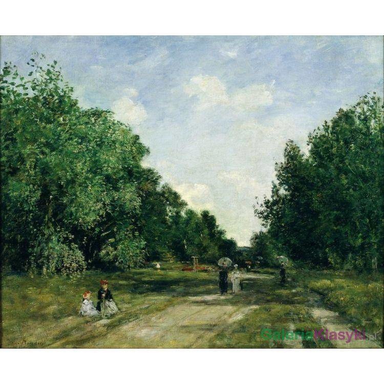 "Parc Cordier in Trouville" - Eugene Boudin