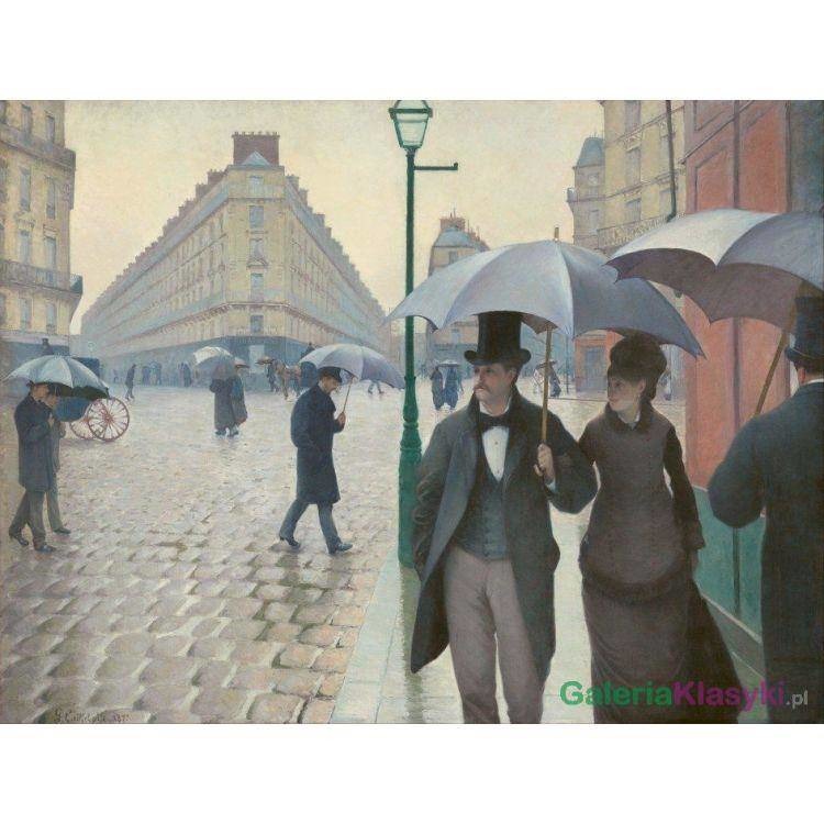 Paryska ulica w deszczową pogodę - Gustave Caillebotte