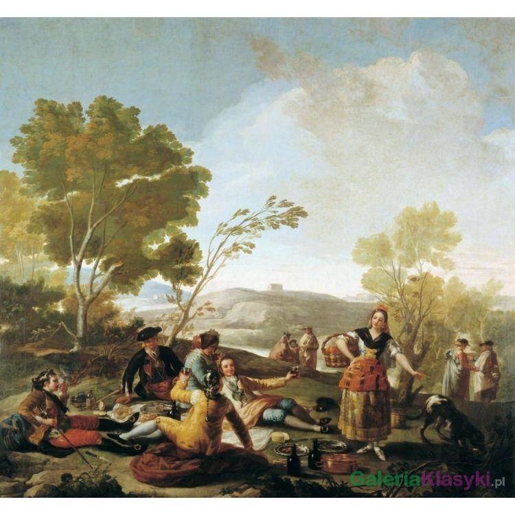 "Piknik nad brzegiem Manzanares" - Francisco Goya