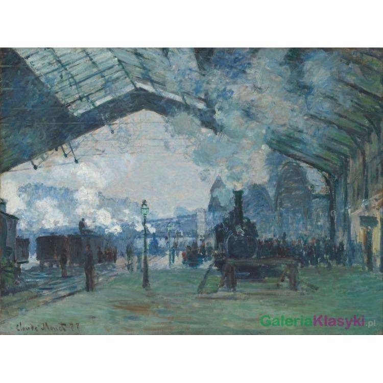 Pociąg z Normandii na dworcu Saint-Lazare - Claude Monet