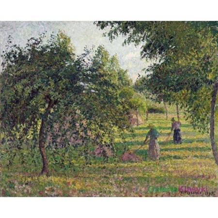 "Pommiers_et_faneuses, Eragny" - Camille Pissarro