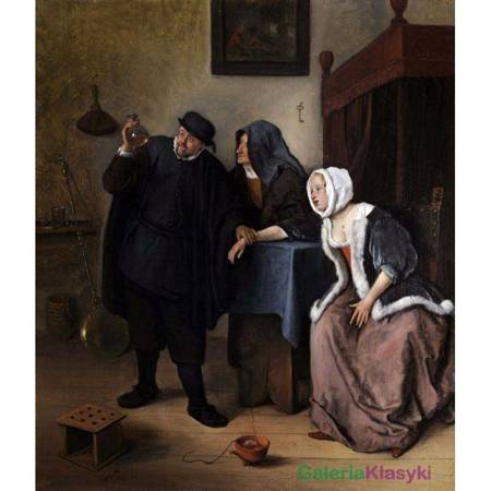 Reprodukcja obrazu: De Piskijker - Jan Steen