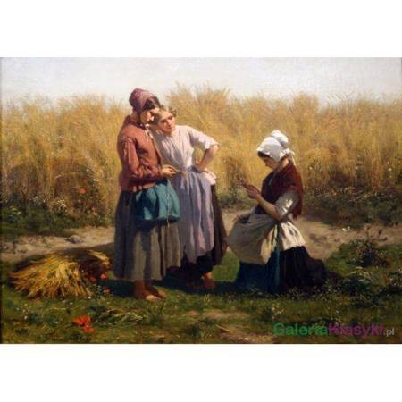 Reprodukcja obrazu: Love tokens - Jules Breton