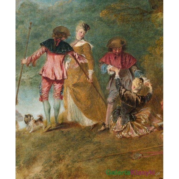 Reprodukcja obrazu: Pielgrzymka na Cyterę - Antoine Watteau