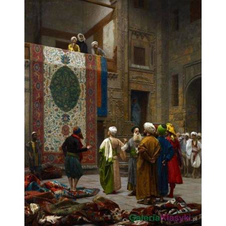 Reprodukcja obrazu: Targ dywanów w Kairze - Jean-Leon Gerome