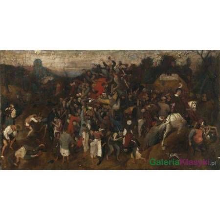 Reprodukcja obrazu: Wino w Dniu Świętego Marcina - Pieter Brueghel