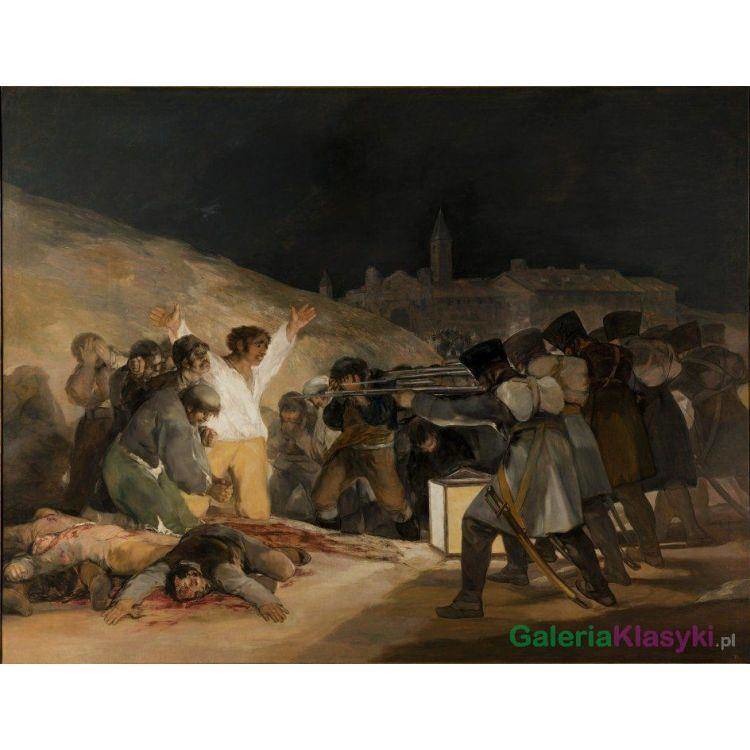 Rozstrzelanie powstańców madryckich - Francisco Goya