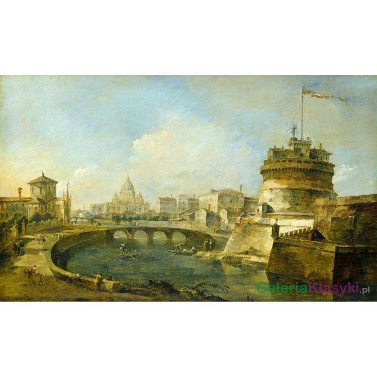 "Rzym. Widok z zamku Sant'Angelo" - Francesco Guardi