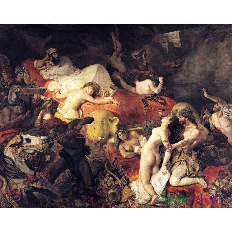 Śmierć Sardanapala - Eugene Delacroix