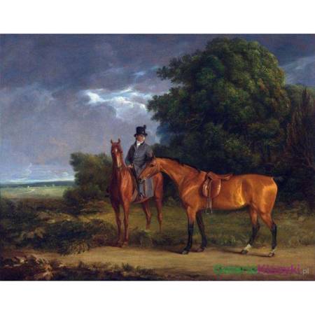 Stajenny trzymający konia na wodzach - Jacques-Laurent Agasse