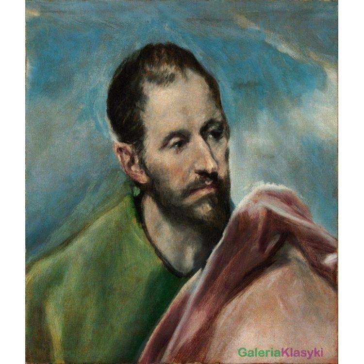 Studium głowy (apostoł Jakub Młodszy) - El Greco