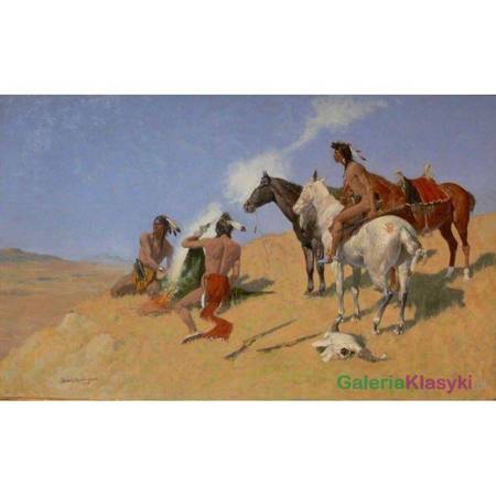 Sygnał dymny - Frederic Remington