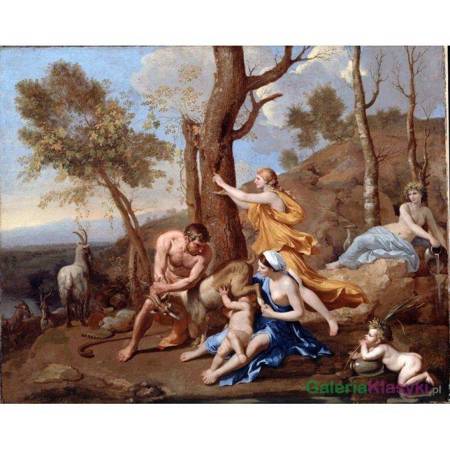 The Nurture of Jupiter - Nicolas Poussin