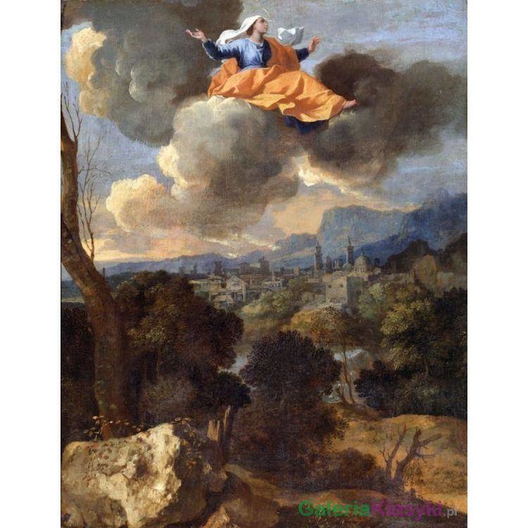 "The Translation of Saint Rita of Cascia" - Nicolas Poussin