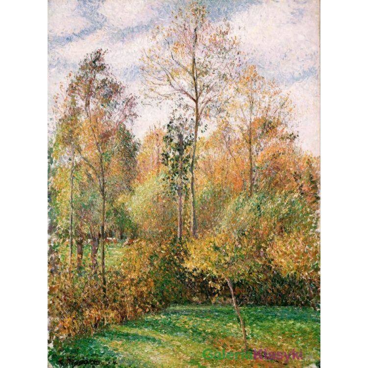 Topole jesienią - Camille Pissarro