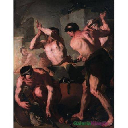 "W kuźni Wulkana"- Luca Giordano