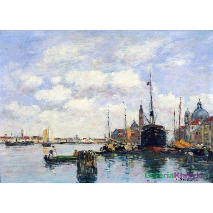 "Wenecja, pejzaż z wyspy Giudecca" - Eugene Boudin