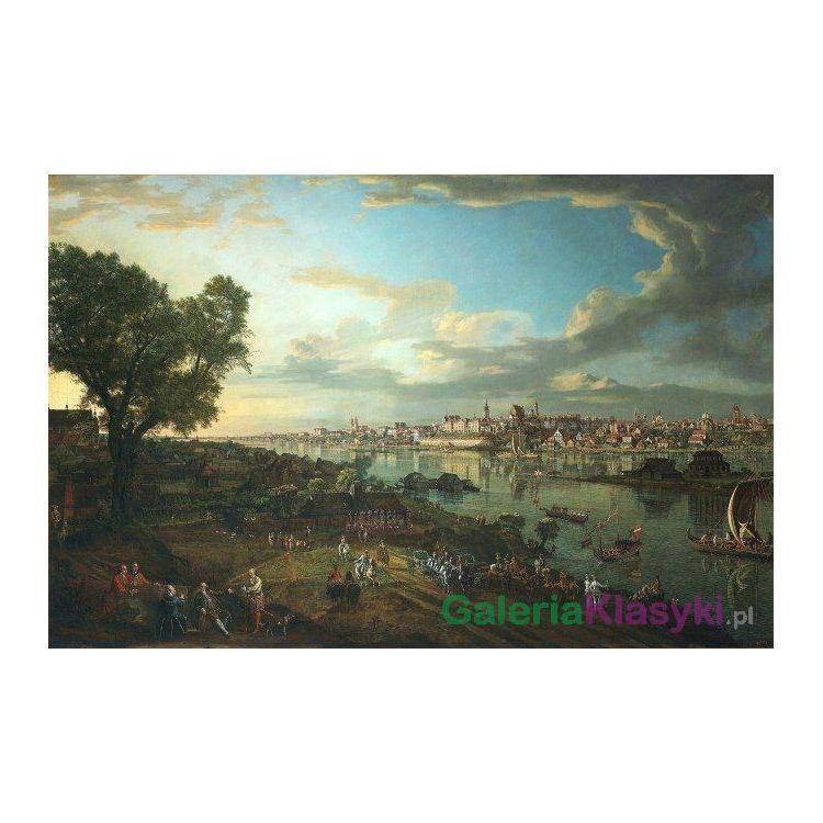 Widok Warszawy od strony Pragi - Bernardo Bellotto (Canaletto)