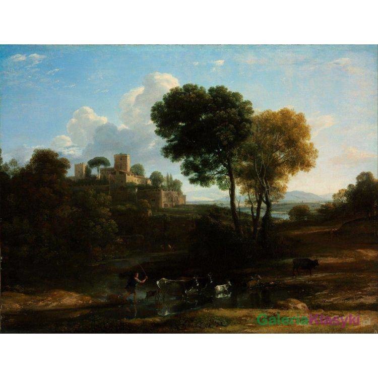 Willa w kolonii rzymskiej - Claude Lorrain