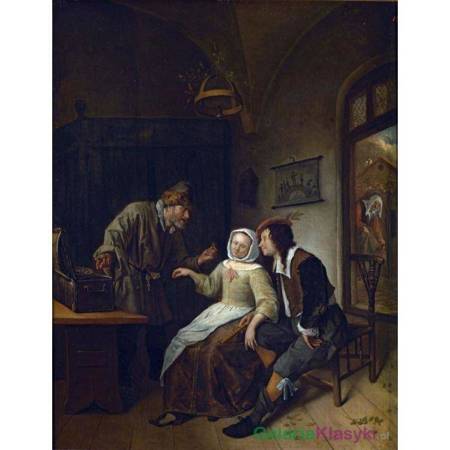 Wybór pomiędzy młodością i bogactwem - Jan Steen