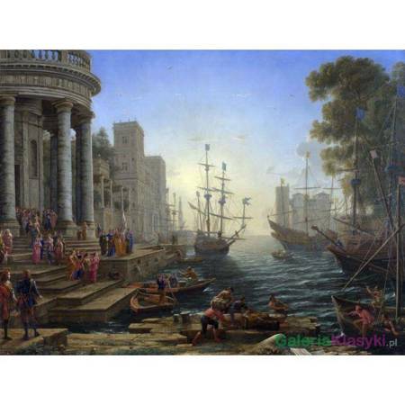 "Załadunek św. Urszuli w porcie morskim" - Claude Lorrain