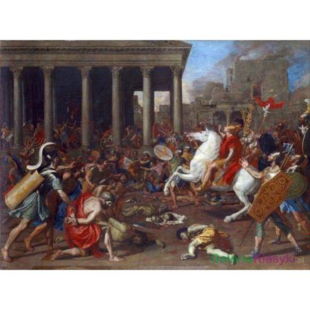 Zdobycie Jerozolimy przez cesarza Tytusa - Nicolas Poussin