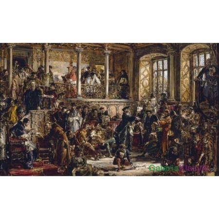 Złoty wiek literatury w W.XVI, z cyklu "Dzieje Cywilizacji w Polsce" - Jan Matejko